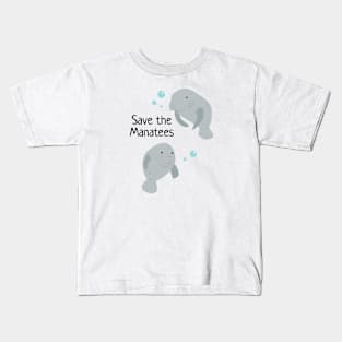 Save the Manatees Kids T-Shirt